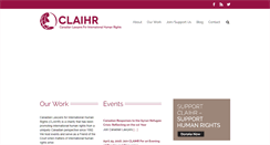 Desktop Screenshot of claihr.ca